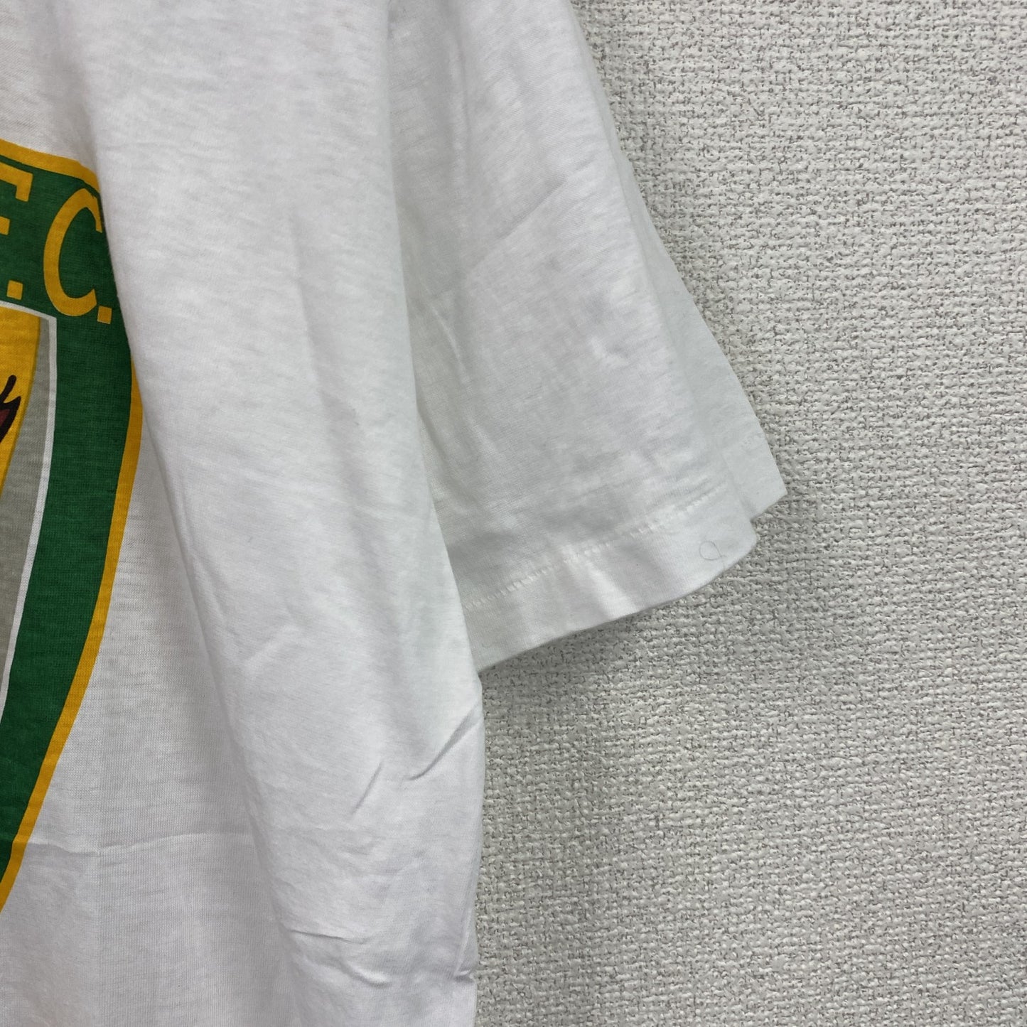 読売ヴェルディ　半袖プリントTシャツ　サッカー　シングルステッチ　白　ホワイト　Ｍサイズ　
