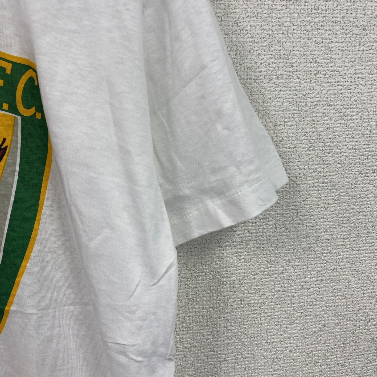 読売ヴェルディ　半袖プリントTシャツ　サッカー　シングルステッチ　白　ホワイト　Ｍサイズ　