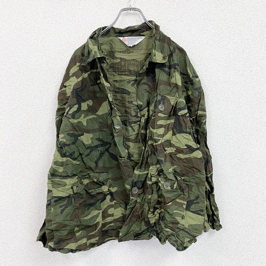 80s～　SEAWAY　ハンティングシャツジャケット　ヴィンテージ　カモフラージュ　迷彩柄　XLサイズ