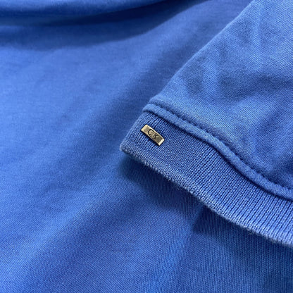 古着 used　Calvin Klein カルバンクライン　半袖無地ポロシャツ　シンプル　ノームコア　コットン　XXLサイズ