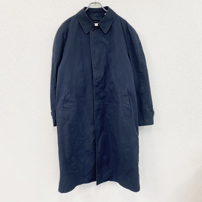 LONDON FOG　ロンドンフォグ　トレンチコート　比翼仕立て　紺　ネイビー　44サイズ