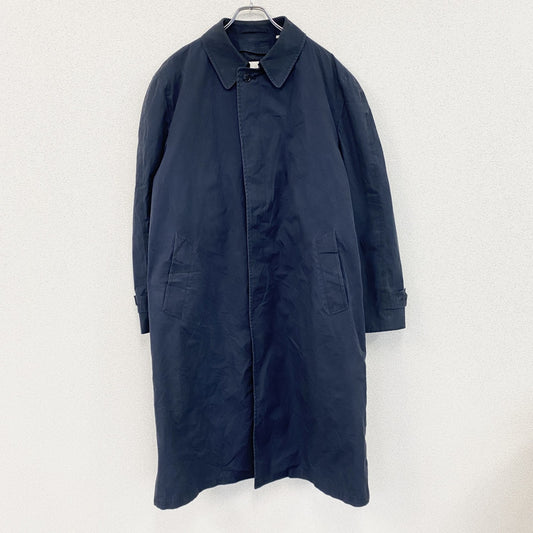 LONDON FOG　ロンドンフォグ　トレンチコート　比翼仕立て　紺　ネイビー　44サイズ