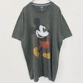 古着 used　OLD NAVY　オールドネイビー　半袖プリントTシャツ　ディズニー　ミッキーマウス　グレー　XLサイズ