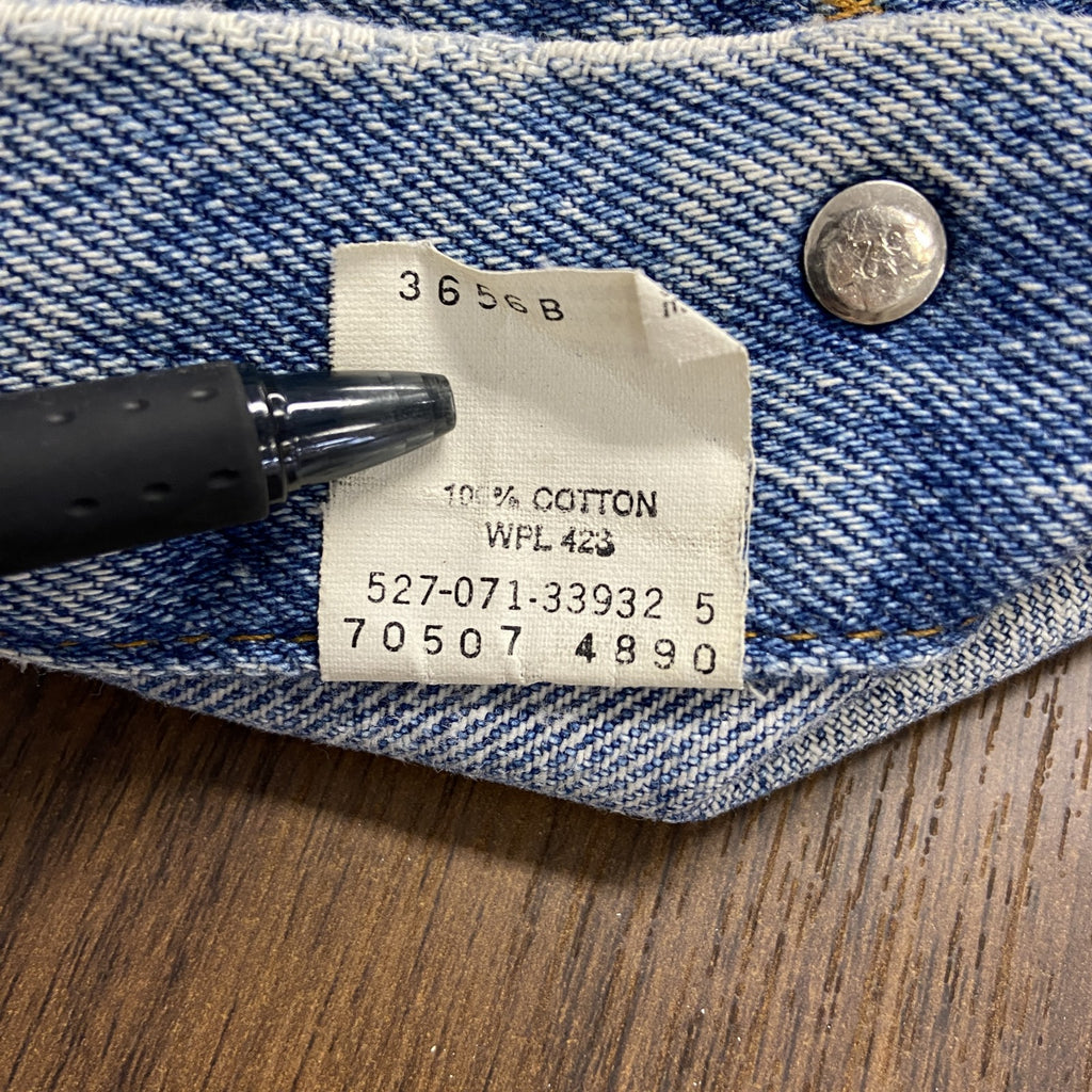 ～90s　Levi's　リーバイス　70507　デニムジャケット/Gジャン　ヴィンテージ　インディゴ　Lサイズ