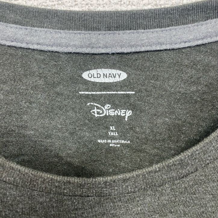 古着 used　OLD NAVY　オールドネイビー　半袖プリントTシャツ　ディズニー　ミッキーマウス　グレー　XLサイズ