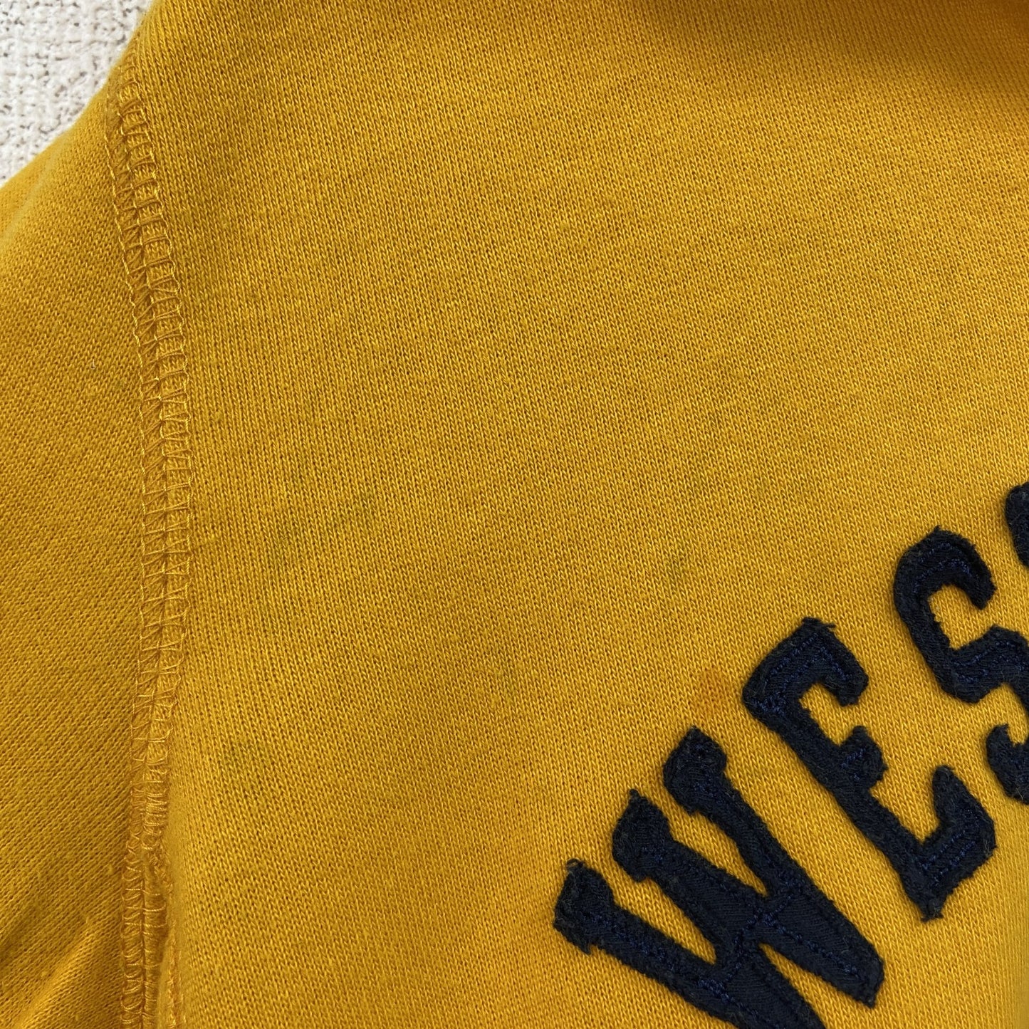 古着 used　LEAGUE COLLEGIATE OUTFITTERS　長袖カレッジパーカー　ウエストバージニア大学　Sサイズ