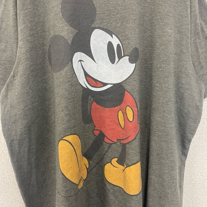 古着 used　OLD NAVY　オールドネイビー　半袖プリントTシャツ　ディズニー　ミッキーマウス　グレー　XLサイズ