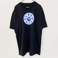 古着 used　DESAIN BY HUMANS　半袖プリントTシャツ　ロボット　カジュアル　クルーネック　黒　レトロ　XLサイズ