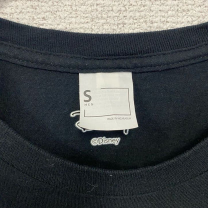 古着 used　Disney　ディズニー　半袖プリントTシャツ　Mickey Mouse　ミッキーマウス　ブラック　黒　Sサイズ