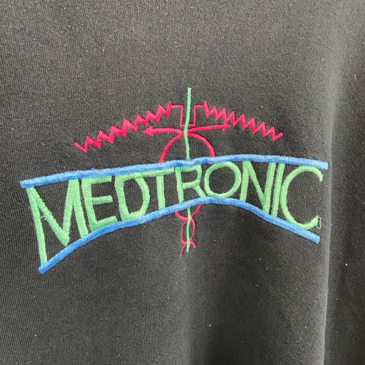 スウェット/トレーナー　MEDTRONIC　黒　ブラック