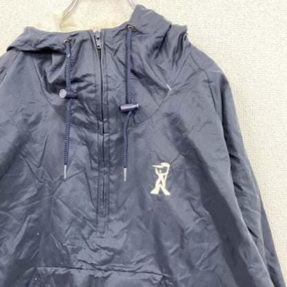 ～90s　CHARLES RIVER　アノラックパーカー　ヴィンテージ　紺　ネイビー　Sサイズ