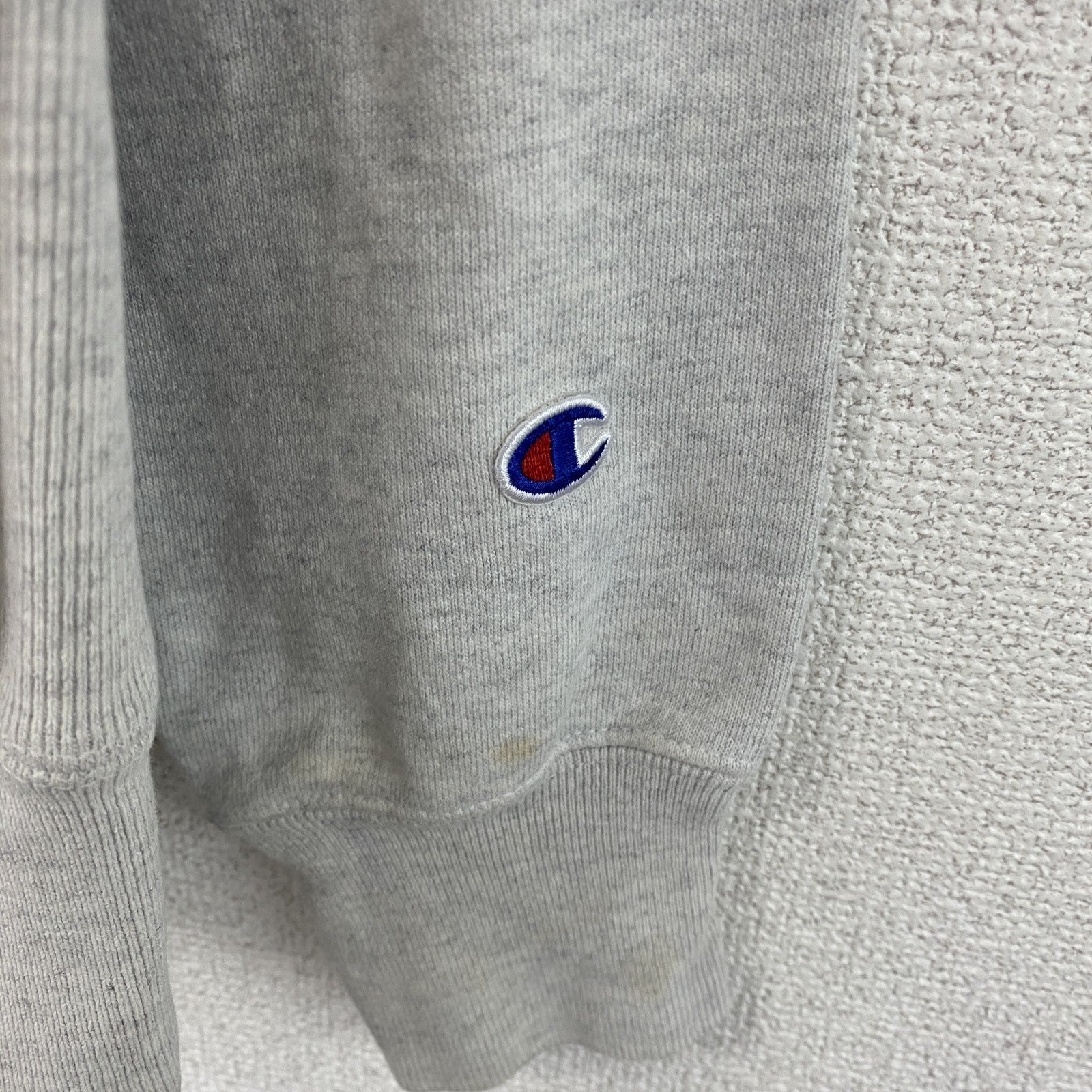 Champion　チャンピオン　リバースウィーブ　スウェット/トレーナー　アーチプリント　霜降りグレー　Lサイズ