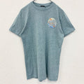 古着 used　SANTA CRUZ　サンタクルズ　半袖プリントTシャツ　バックプリント　レトロデザイン　ライトブルー　水色　青