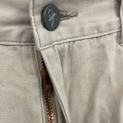 Carvin Klein　カルバンクライン　チノパンツ　ジップフライ　ベージュ　33サイズ