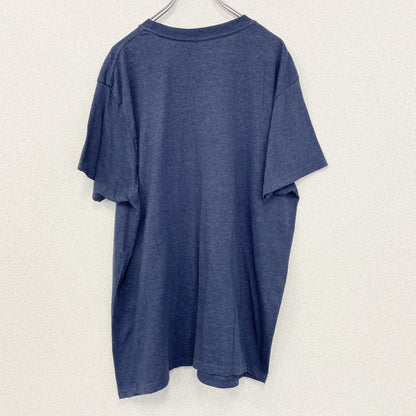 古着 used　NIRVANA ニルヴァーナ　半袖バンドTシャツ　ネイビー　紺　ロゴプリント　クーネック　レトロ　2XLサイズ