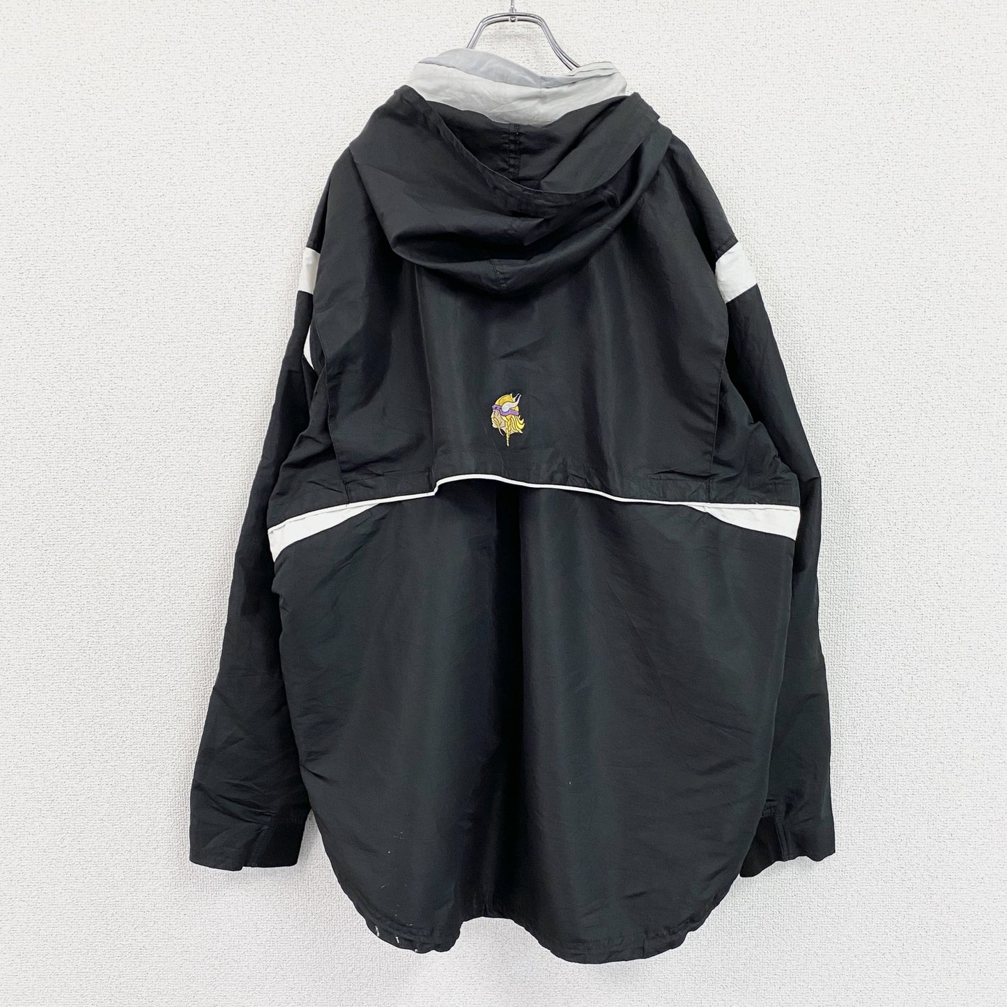 90s　Holloway　ホロウェイ　フルジップジャケット　ヴィンテージ　黒　ブラック　2XLサイズ