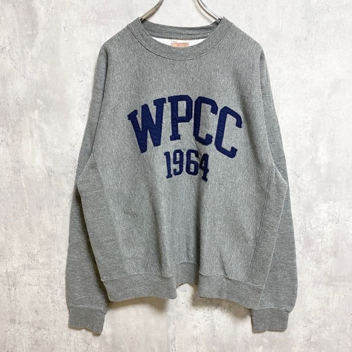 古着 used　MV SPORT PRO-WEAVE　WPCC 1964　長袖スウェット　トレーナー　グレー　Mサイズ