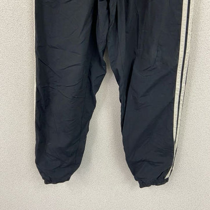 adidas　アディダス　トラックパンツ/ナイロンパンツ　黒　ブラック　M～Lサイズ