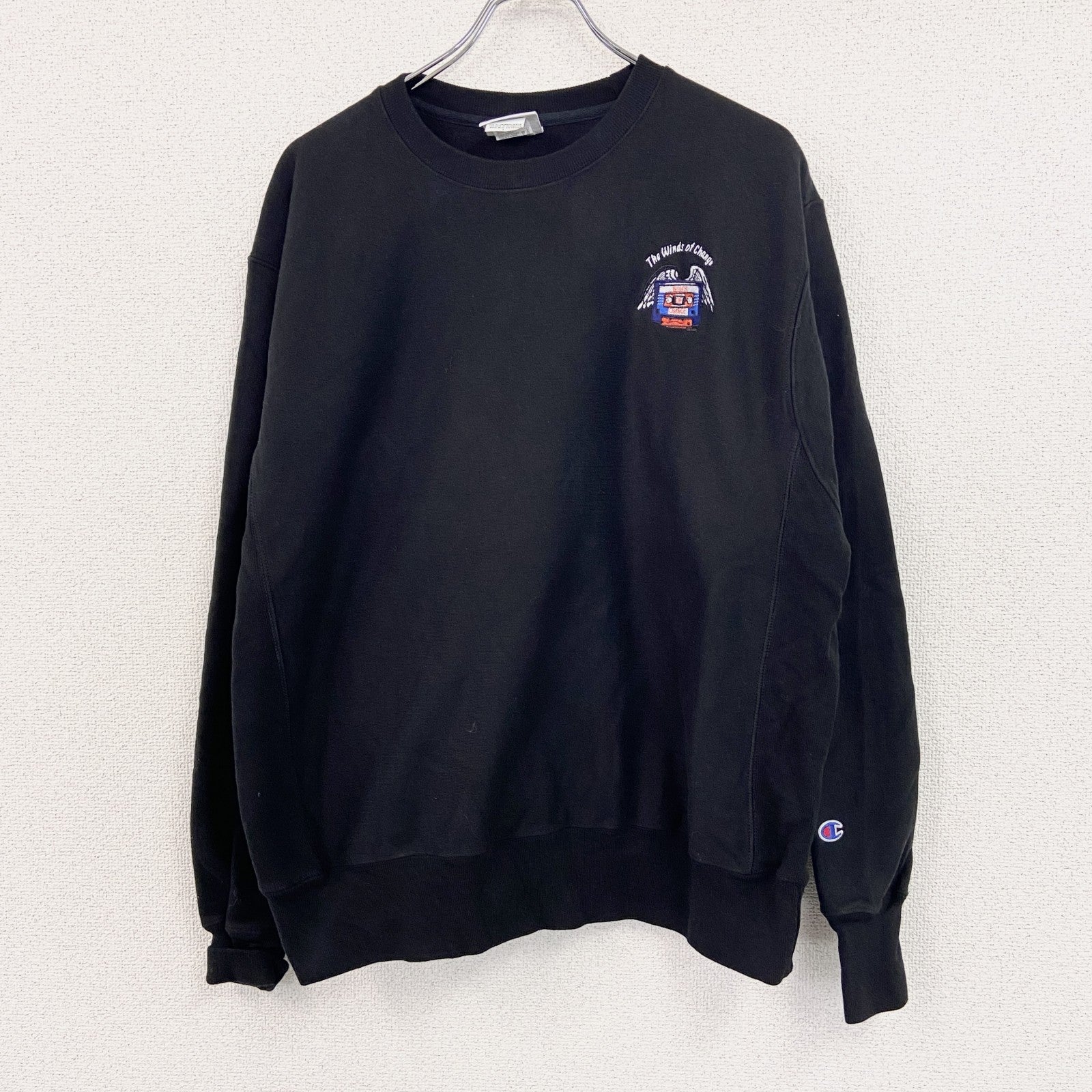 Champion　チャンピオン　リバースウィーブ　スウェット/トレーナー　黒　ブラック　XXLサイズ