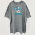 古着 used　NFL TEAM APPAREL　半袖プリントTシャツ　マイアミ・ドルフィンズ　フットボール　グレー　XLサイズ