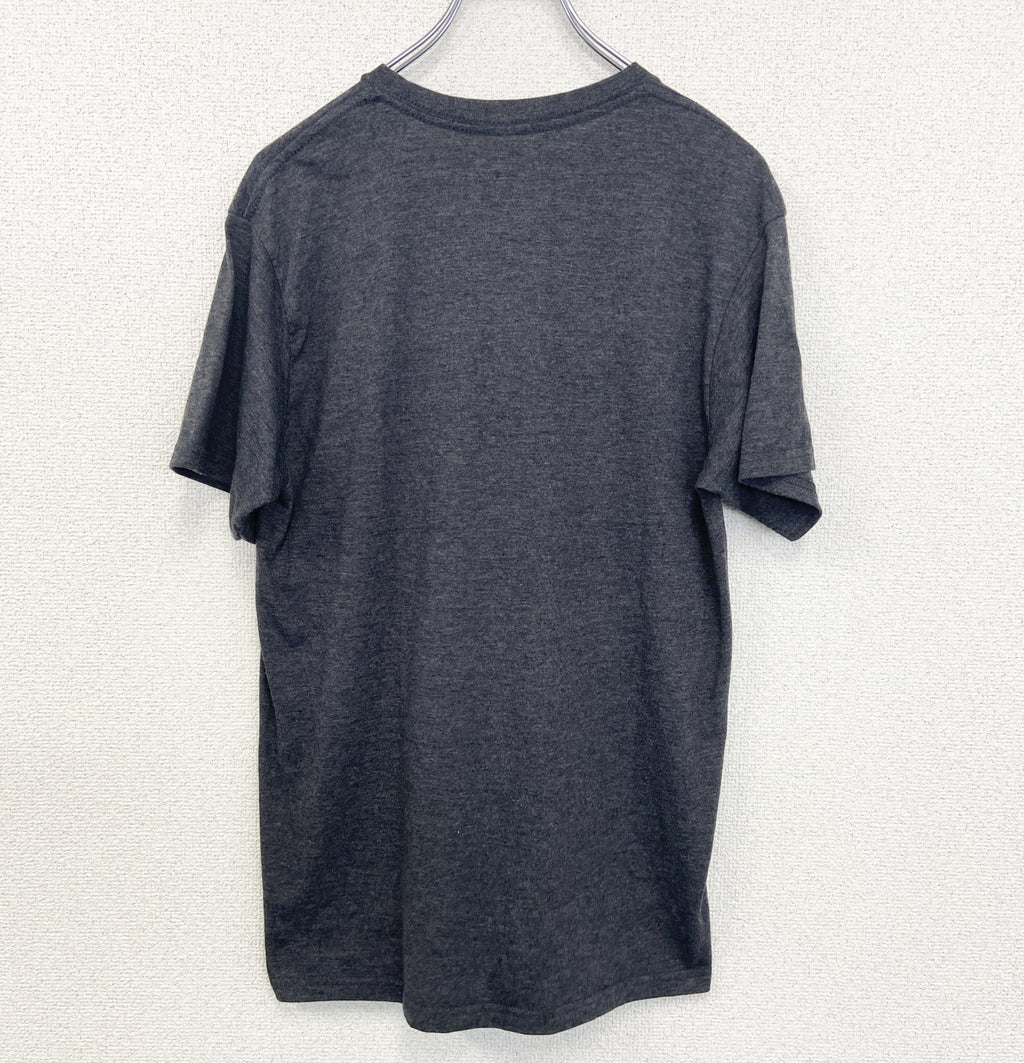 古着 used　Johnny cash ジョニーキャッシュ　半袖バンドプリントtシャツ　グレー　クルーネック　メキシコ製　Mサイズ