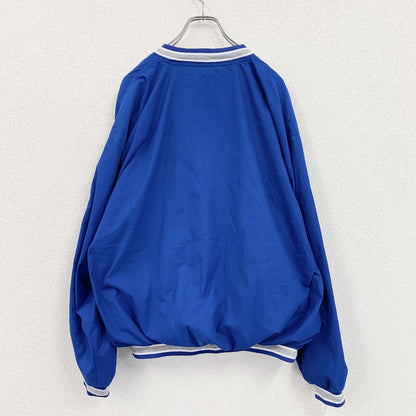 Team Edition Apparel　プルオーバージャケット　デカロゴ　青　ブルー　Lサイズ