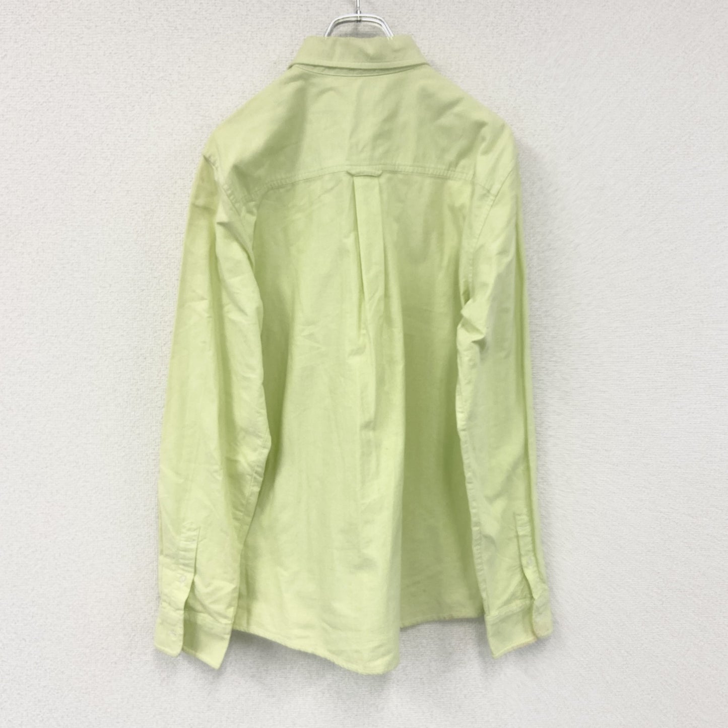 Carhartt　カーハート　長袖ボタンダウンシャツ　黄緑　ライムグリーン　Lサイズ