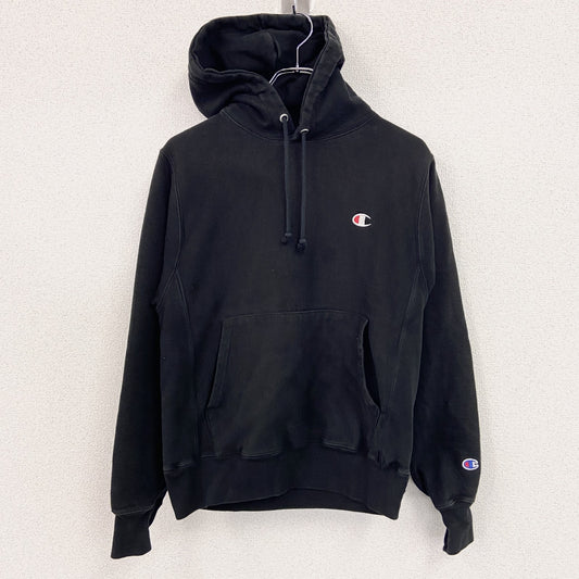 Champion　チャンピオン　リバースウィーブ　スウェットパーカー/フーディー　黒　ブラック　Lサイズ