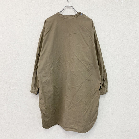 ～80s　ルーマニア軍　スリーピングシャツ　ミリタリー　ヴィンテージ　茶色　ブラウン