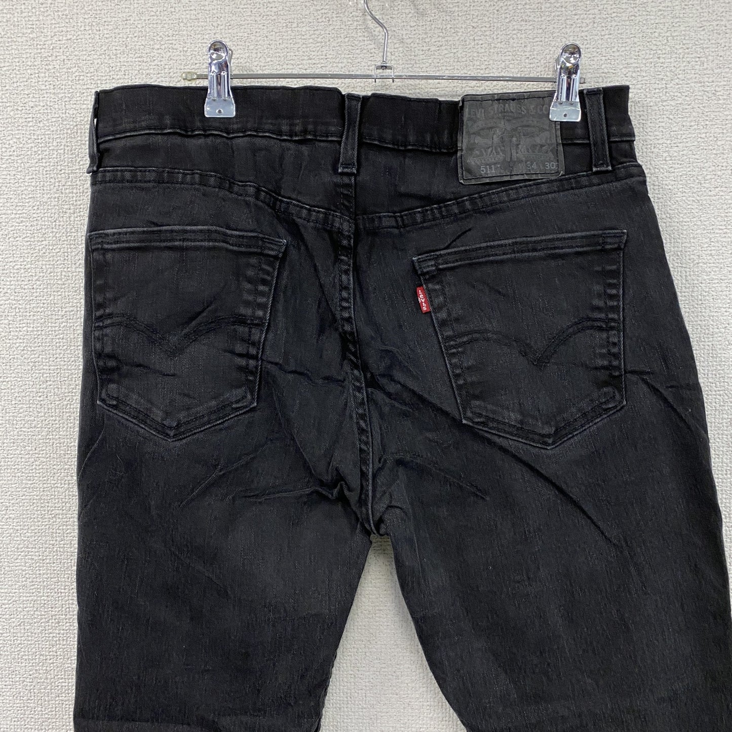 Levi’ｓ　リーバイス　511　デニムパンツ/ジーンズ　ジップフライ　黒　ブラック　W34サイズ