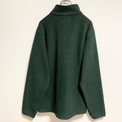～90s　LANDSEND　ランズエンド　ハーフジップフリースジャケット　ヴィンテージ　緑　グリーン　Lサイズ
