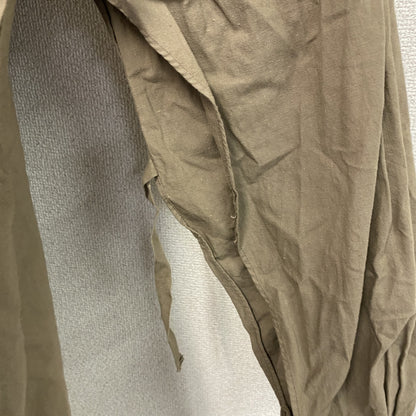 ～80s　ルーマニア軍　スリーピングシャツ　ミリタリー　ヴィンテージ　茶色　ブラウン