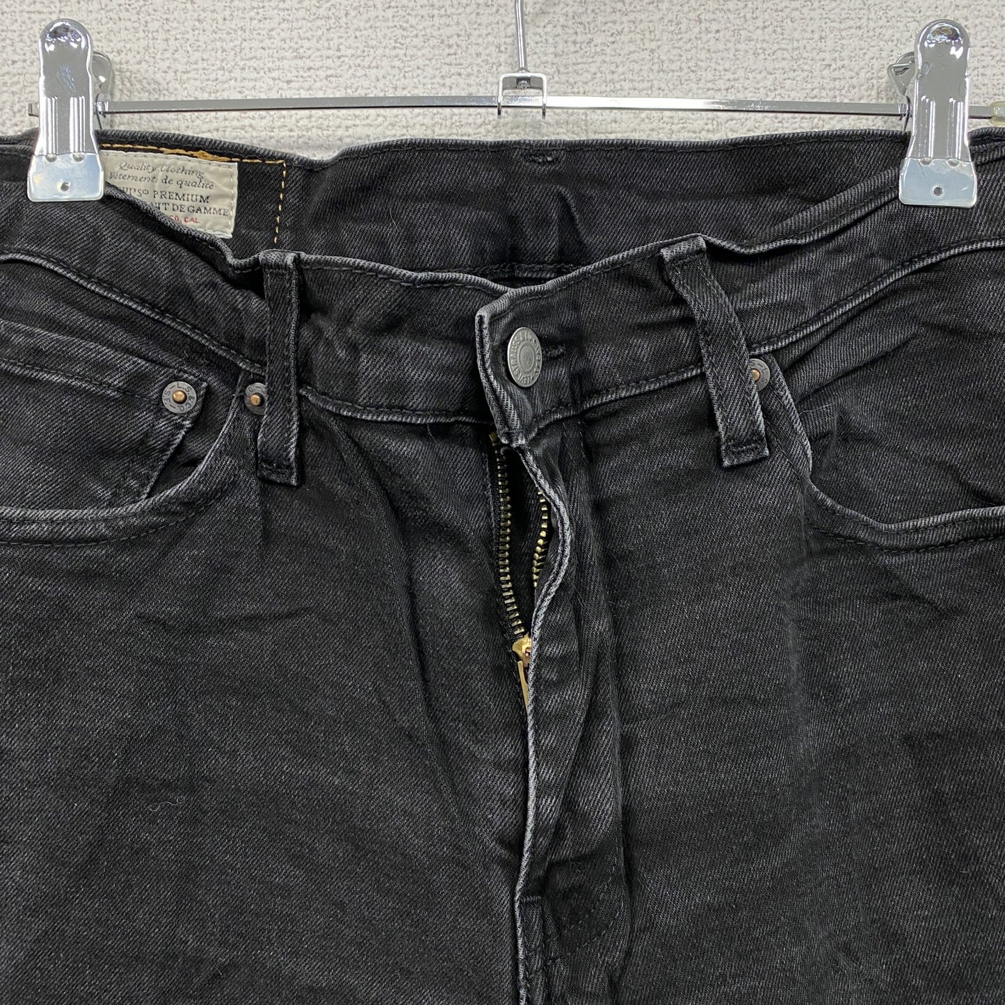 Levi’ｓ　リーバイス　511　デニムパンツ/ジーンズ　ジップフライ　黒　ブラック　W33サイズ