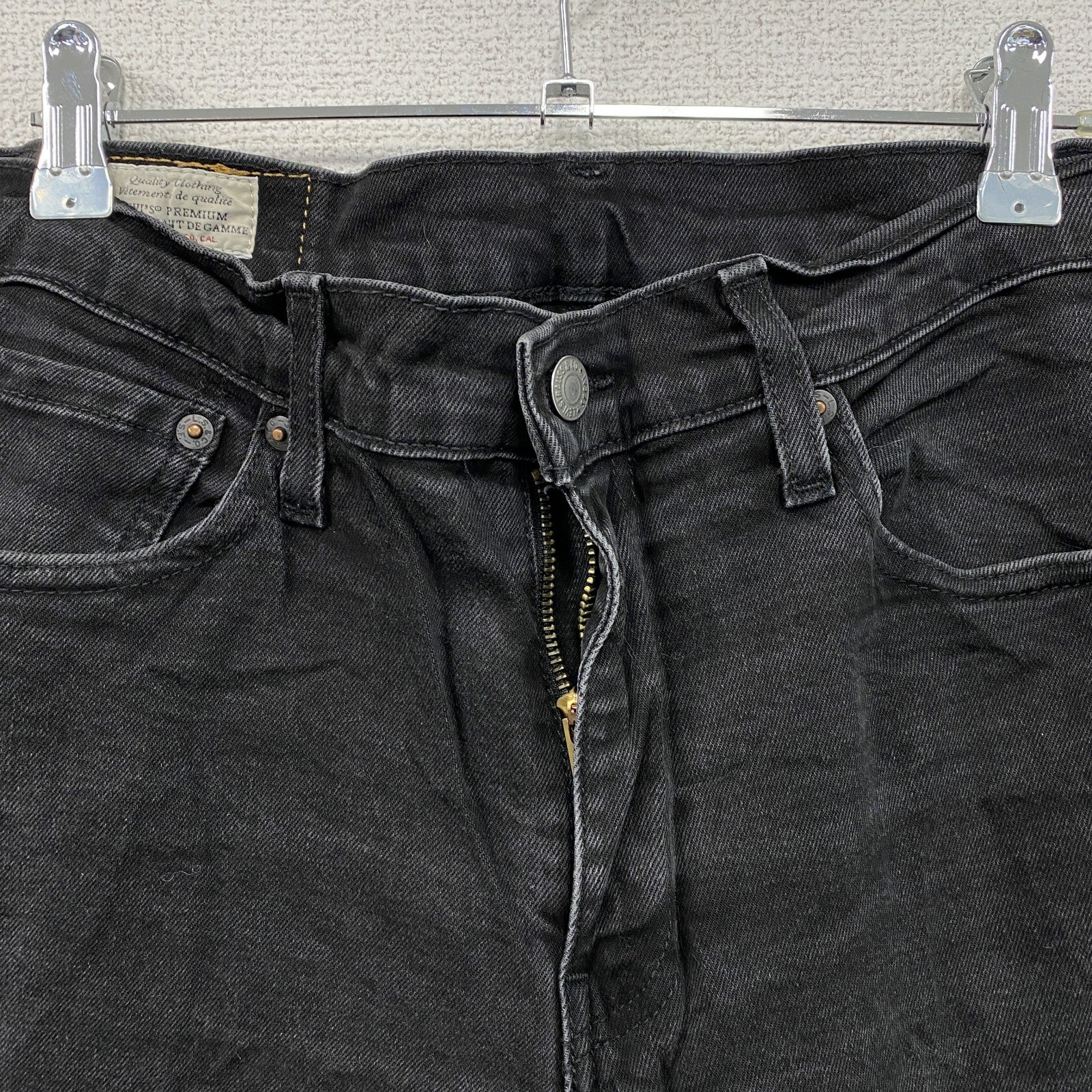 Levi’ｓ　リーバイス　511　デニムパンツ/ジーンズ　ジップフライ　黒　ブラック　W33サイズ