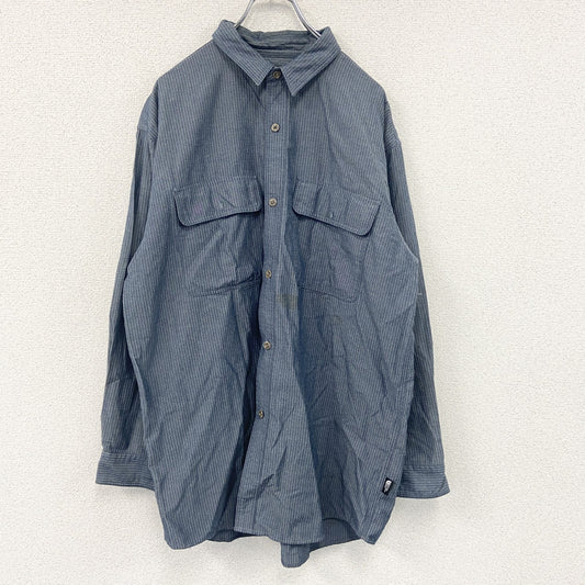 THE NORTH FACE　ザ・ノースフェイス　長袖シャツ　紺　ネイビー　Mサイズ