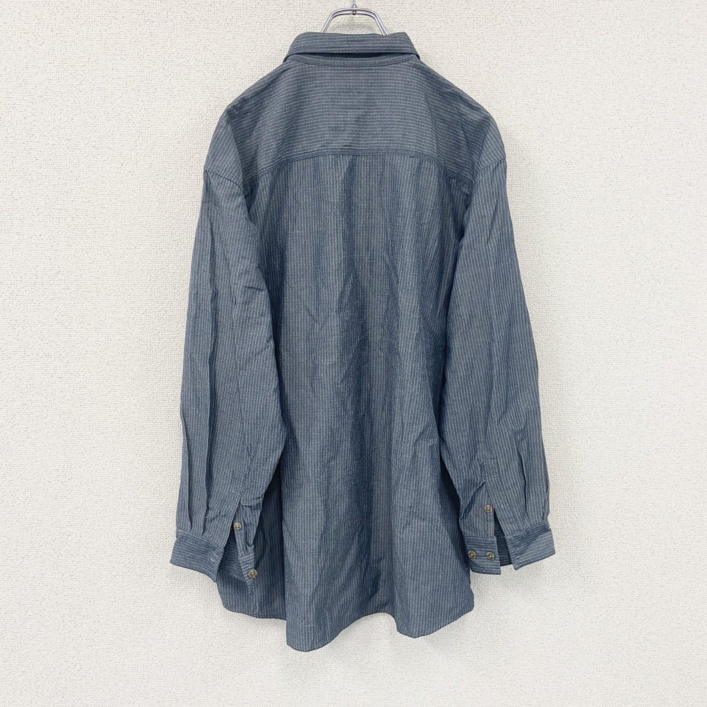 THE NORTH FACE　ザ・ノースフェイス　長袖シャツ　紺　ネイビー　Mサイズ
