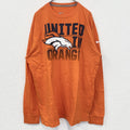 古着　used　NIKE　長袖プリントTシャツ　デンバー・ブロンコス　UNITED IN ORANGE　オレンジ　XXLサイズ
