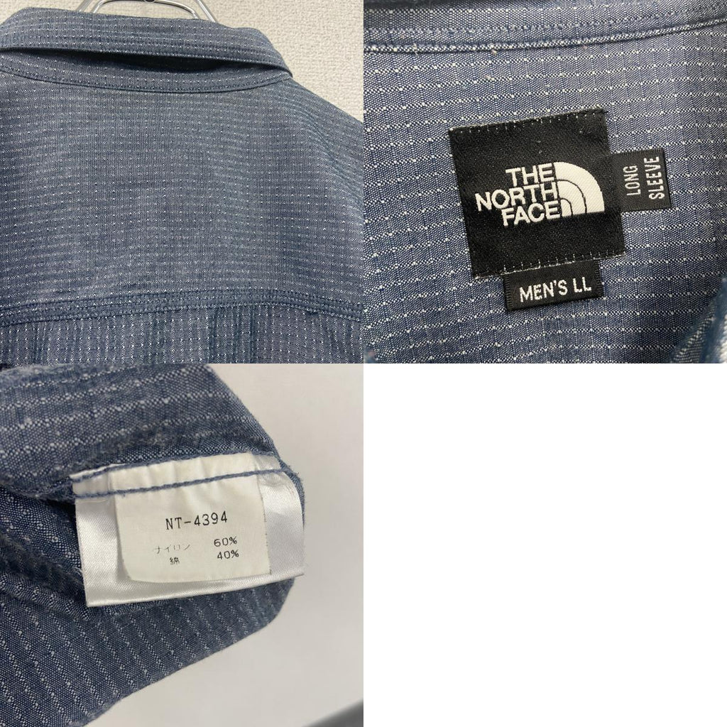 THE NORTH FACE　ザ・ノースフェイス　長袖シャツ　紺　ネイビー　Mサイズ