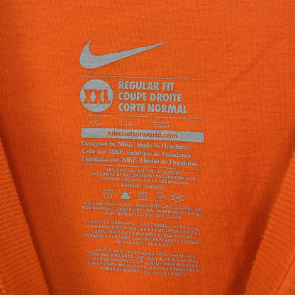 古着　used　NIKE　長袖プリントTシャツ　デンバー・ブロンコス　UNITED IN ORANGE　オレンジ　XXLサイズ