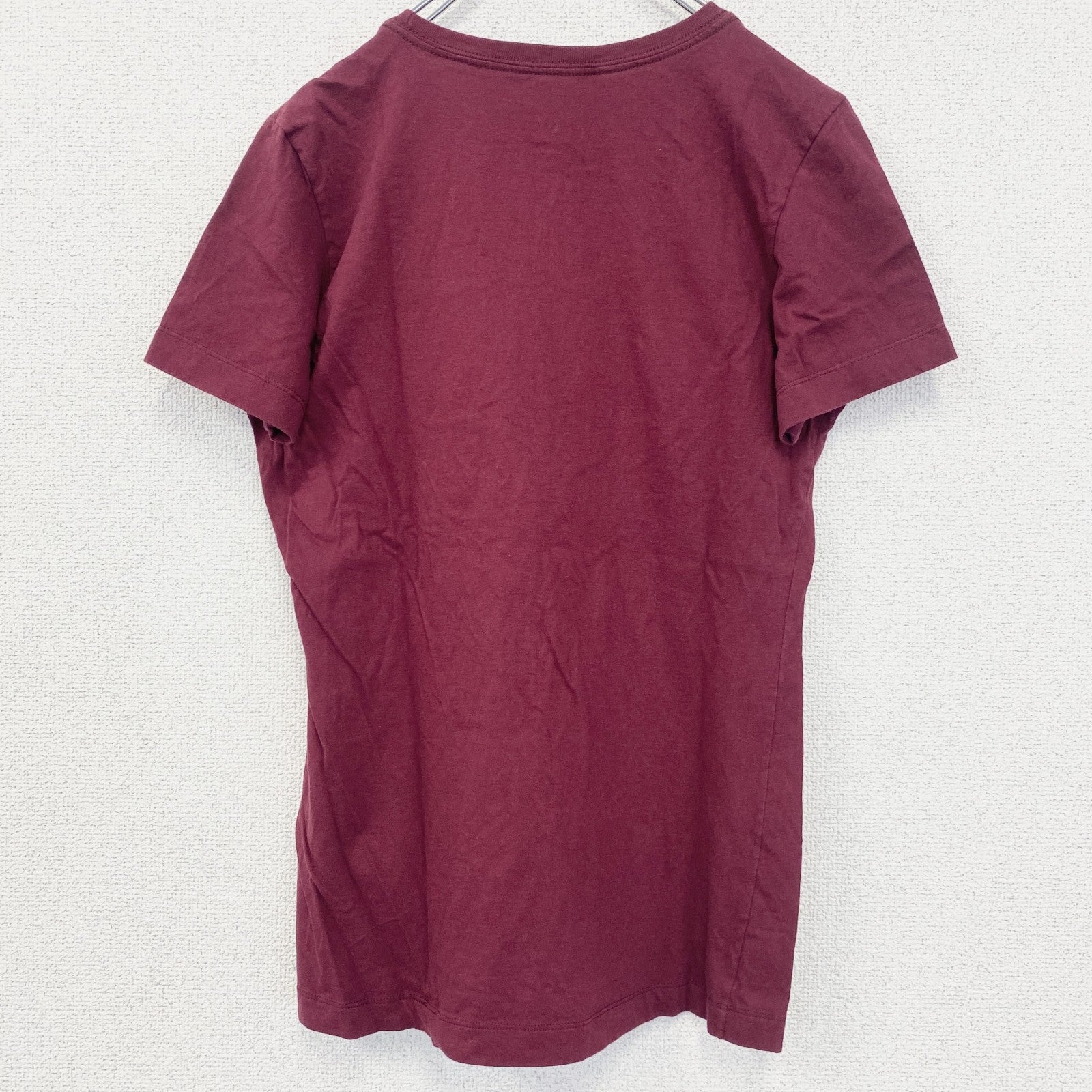 古着　used　NIKE　ナイキ　半袖プリントTシャツ　UNCONQUERED　13-0　レトロデザイン　赤　レッド　Lサイズ