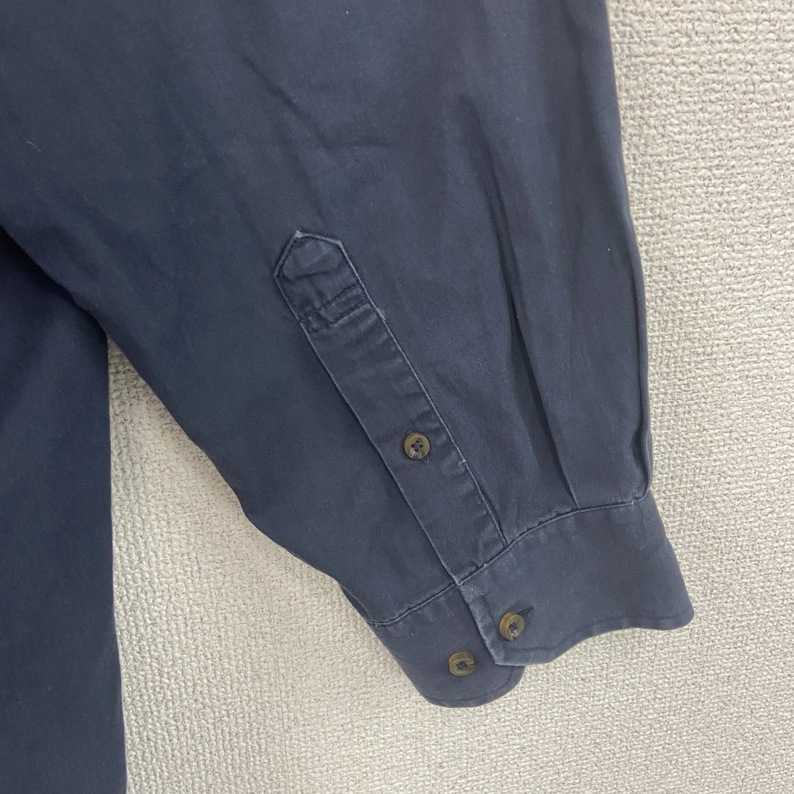 TOMMY HILFIGER　トミーヒルフィガー　長袖ボタンダウンシャツ　紺　ネイビー　2XLサイズ