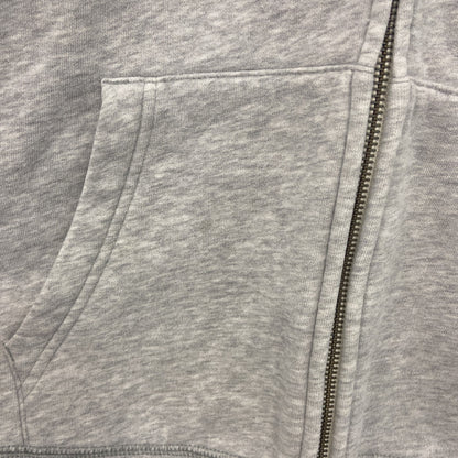 LANDS' END　ランズエンド　フルジップスウェットパーカー/フーディー　灰色　グレー　Sサイズ
