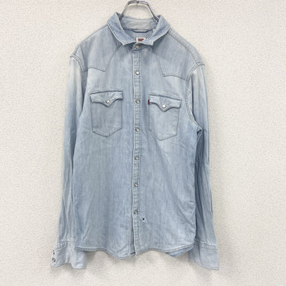 Levi's　リーバイス　長袖デニムシャツ　インディゴブルー　Mサイズ