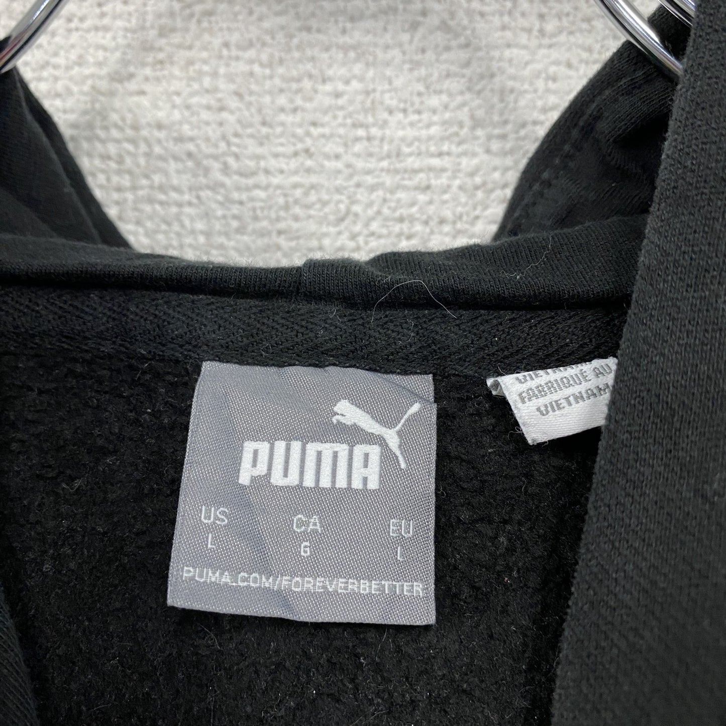 PUMA　プーマ　スウェットパーカー/フーディー　黒　ブラック　Lサイズ
