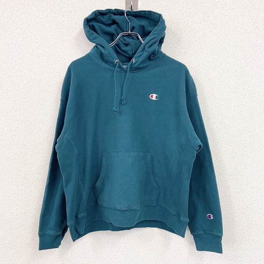 Champion　チャンピオン　リバースウィーブ　スウェットパーカー/フーディー　緑　グリーン　XLサイズ