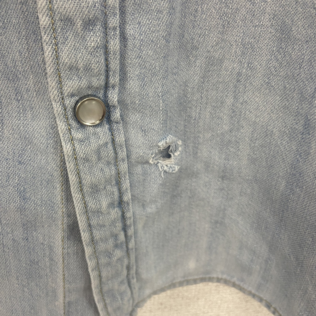 Levi's　リーバイス　長袖デニムシャツ　インディゴブルー　Mサイズ