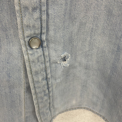 Levi's　リーバイス　長袖デニムシャツ　インディゴブルー　Mサイズ