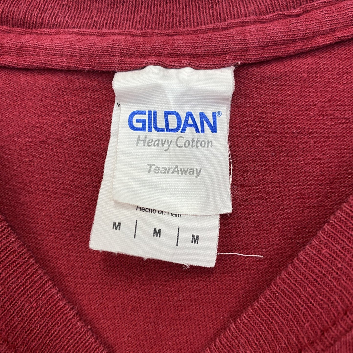 GILDAN　ギルダン　半袖プリントTシャツ　FCA　アーチプリント　十字架　赤　レッド　Mサイズ