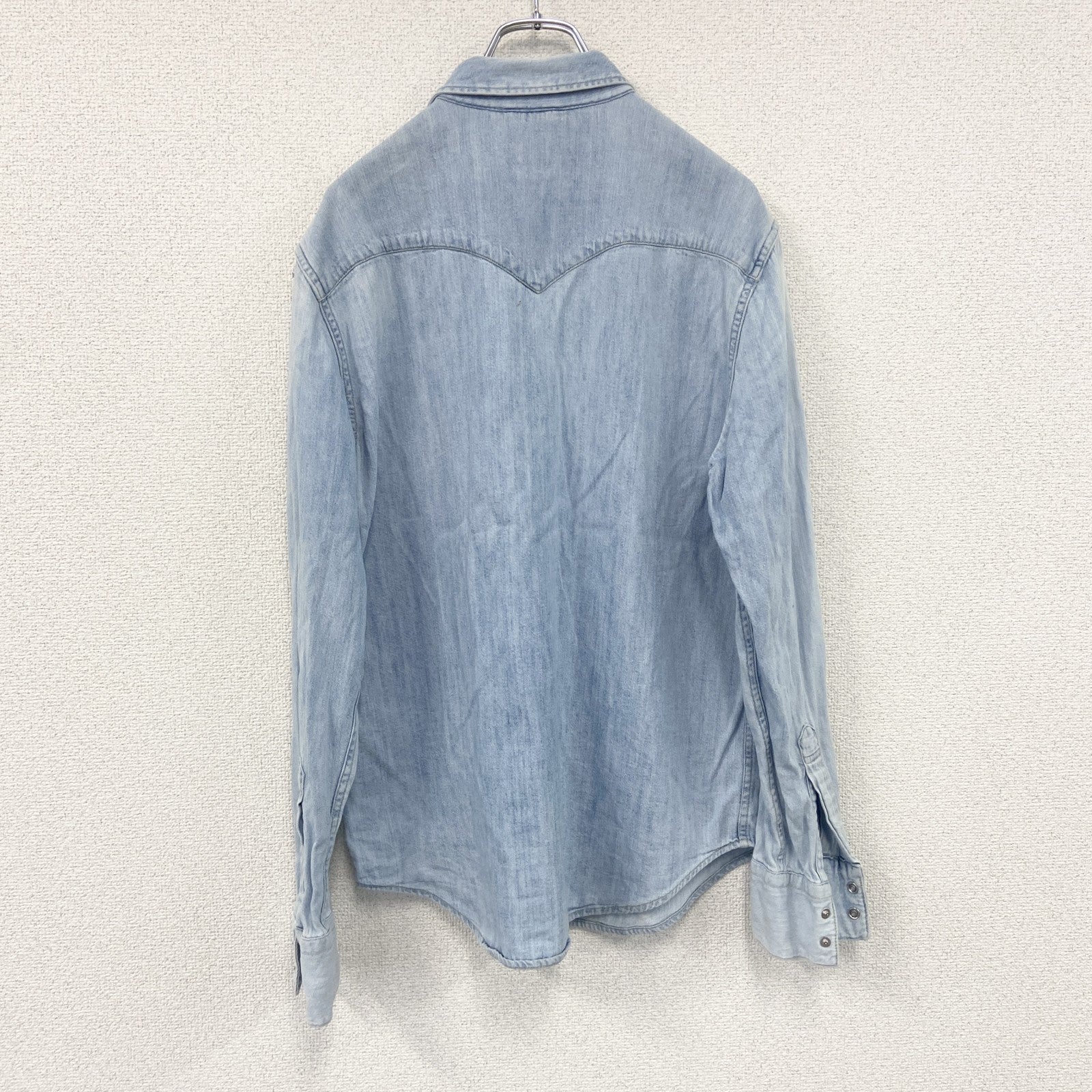 Levi's　リーバイス　長袖デニムシャツ　インディゴブルー　Mサイズ