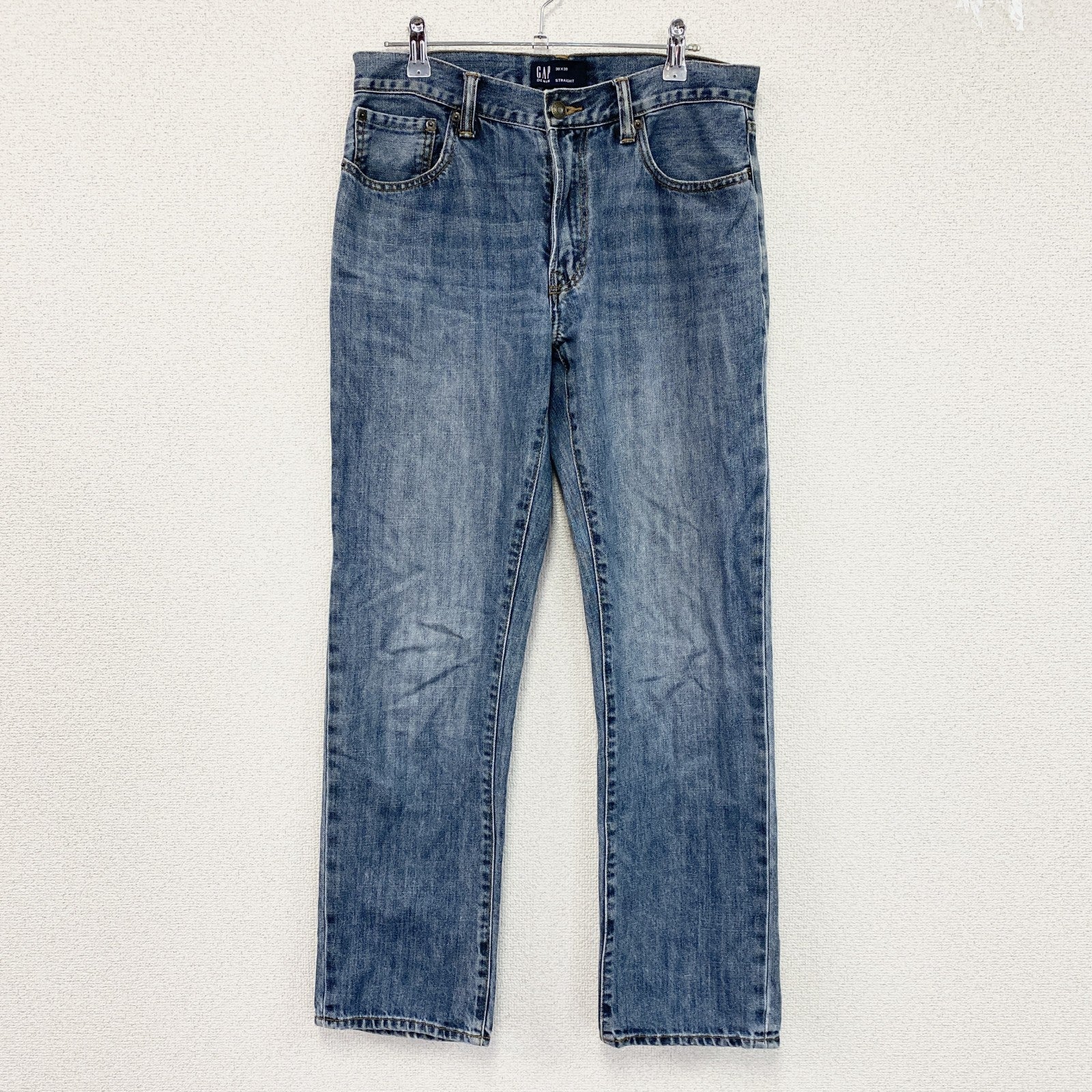 GAP　ギャップ　デニムパンツ/ジーンズ　ジップフライ　縦落ち　インディゴ　30サイズ